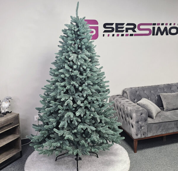 Mesterséges karácsonyfa Christmas Deluxe by Sersimo, Laponia Select ezüst, teljes 3D, 230 cm - Image 5