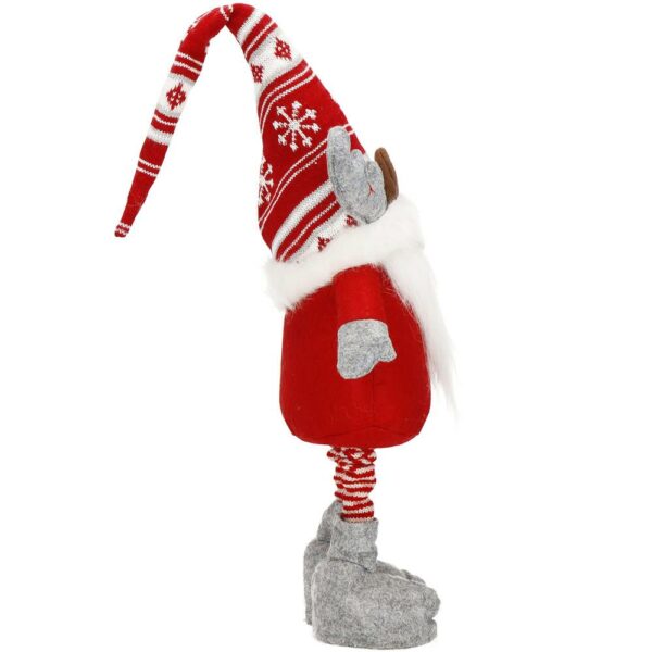 Figurina Craciun, Spiridus, picioare telescopice, inaltime extensibila 60-80cm - Image 12