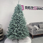 Mesterséges karácsonyfa Christmas Deluxe by Sersimo, Laponia Select ezüst, teljes 3D, 230 cm