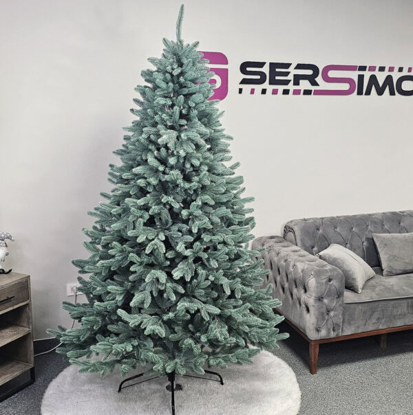 Mesterséges karácsonyfa Christmas Deluxe by Sersimo, Laponia Select ezüst, teljes 3D, 230 cm