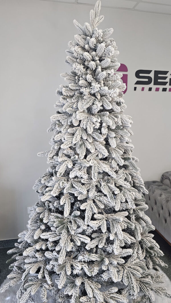 Műfenyő Christmas Deluxe by Sersimo, Global havas, 2D+3D mix, 210 cm - Image 18