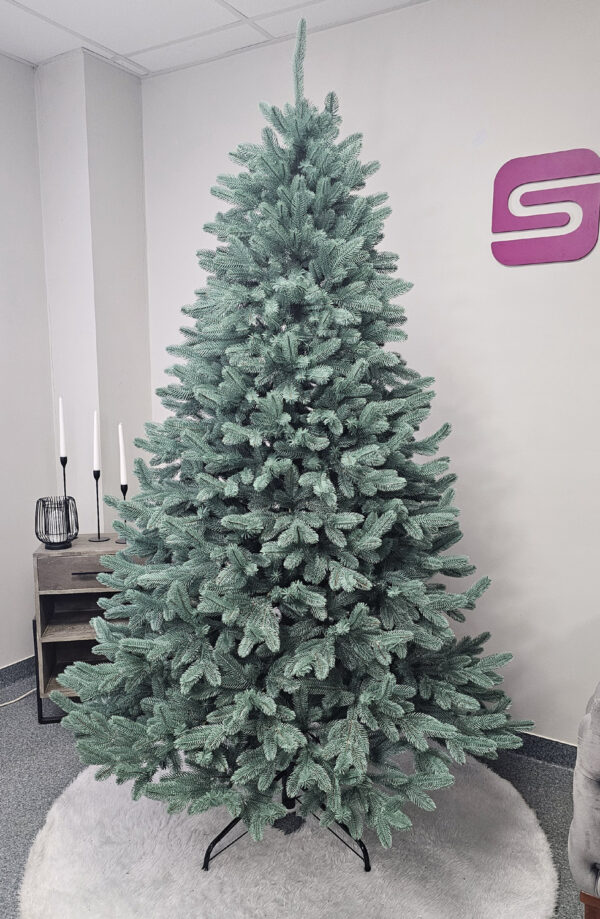 Mesterséges karácsonyfa Christmas Deluxe by Sersimo, Laponia Select ezüst, teljes 3D, 230 cm - Image 11