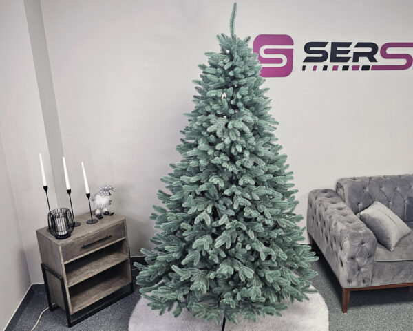 Mesterséges karácsonyfa Christmas Deluxe by Sersimo, Laponia Select ezüst, teljes 3D, 230 cm - Image 18