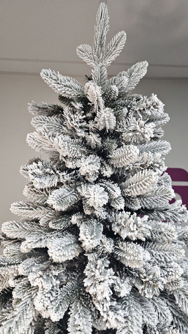 Műfenyő Christmas Deluxe by Sersimo, Global havas, 2D+3D mix, 230 cm - Image 4