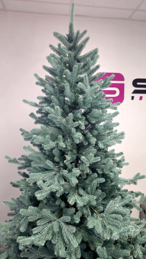 Műkarácsonyfa Christmas Deluxe by Sersimo, Vienna Select ezüst, teljesen 3D, 230 cm - Image 4