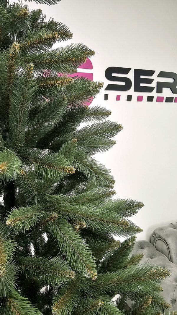 Műfenyő Christmas Deluxe by Sersimo, Victoria zöld, 2D, 200cm - Image 5