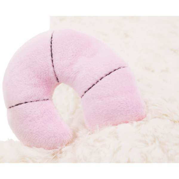 Taburet pentru copii, rotund 28x30cm, lavabil, model oita alba - Image 8