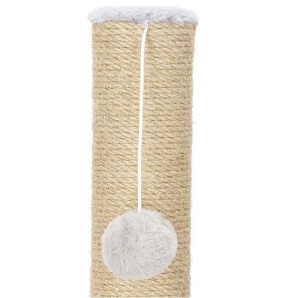 Ansamblu de joaca pentru pisici, cu loc pentru zgariat si sfoara, 103cm, gri - Image 9
