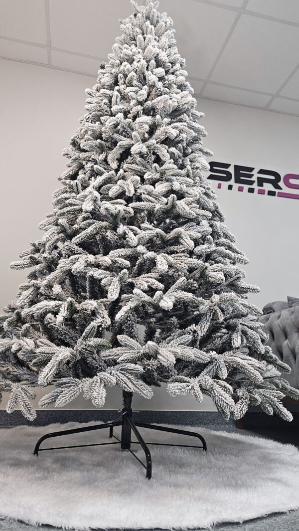 Műfenyő Christmas Deluxe by Sersimo, Global havas, 2D+3D mix, 230 cm - Image 8