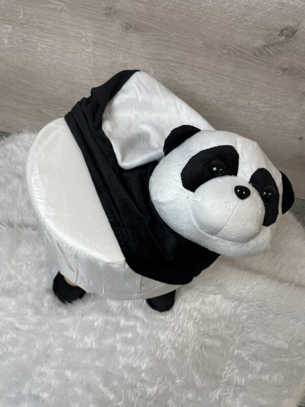 Taburet pentru copii, rotund 28x30cm, lavabil, model panda - Image 17