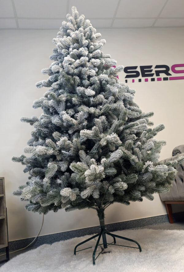 Műkarácsonyfa Christmas Deluxe by Sersimo, Kovalivka Select havas, teljesen 3D, 230 cm - Image 6