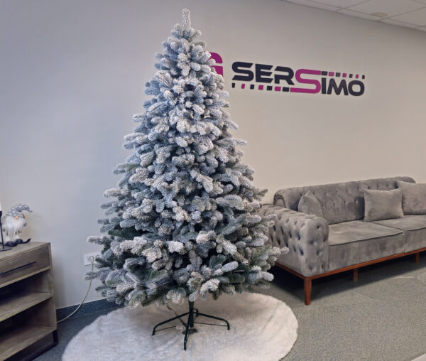 Műkarácsonyfa Christmas Deluxe by Sersimo, Kovalivka Select havas, teljesen 3D, 230 cm - Image 16