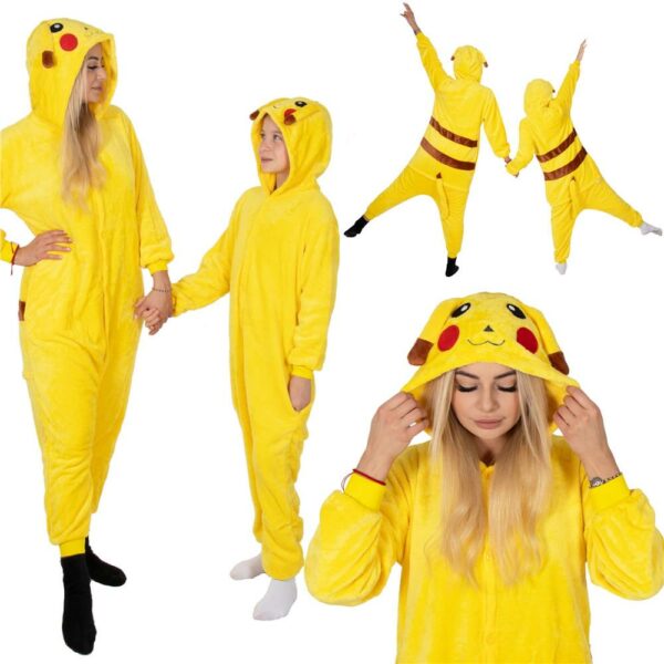 Onesie pizsama felnőtteknek, Pikachu , S-es méret - Image 2