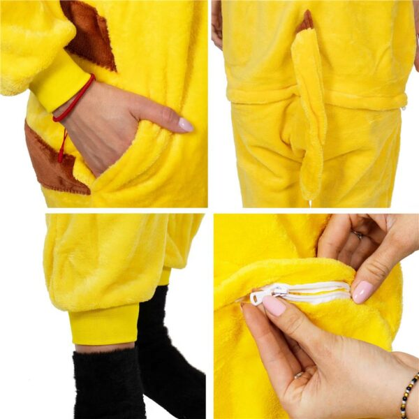 Onesie pizsama felnőtteknek, Pikachu , S-es méret - Image 11