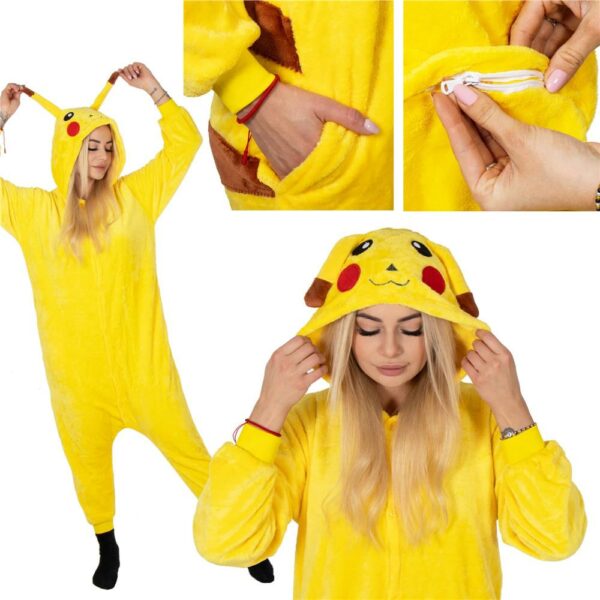 Onesie pizsama felnőtteknek, Pikachu , S-es méret - Image 14