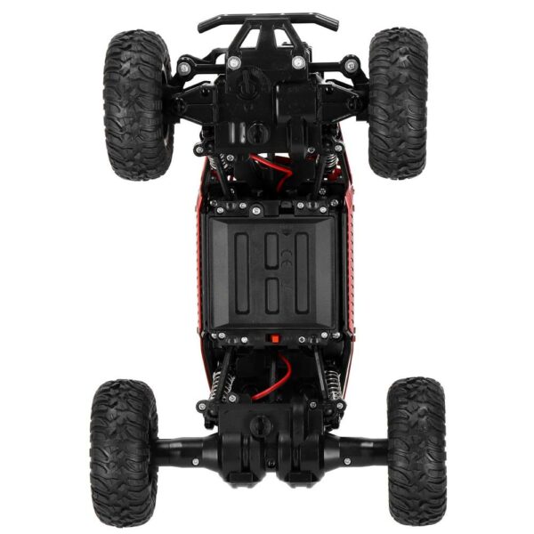 Monster Truck Off-Road, 4x4, távirányító, 26x14x17cm, piros és fekete - Image 16