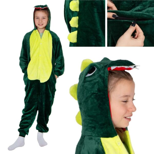 Jumpsuit típusú gyerekpizsama, Dragon, 130-140cm méretben - Image 17