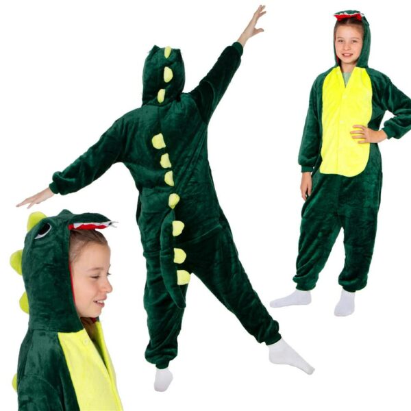 Jumpsuit típusú gyerekpizsama, Dragon, 130-140cm méretben - Image 3