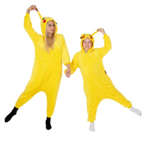 Jumpsuit típusú pizsama gyerekeknek, Pikachu , 120-130 cm méretben - Image 23