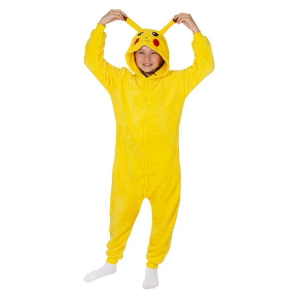 Jumpsuit típusú pizsama gyerekeknek, Pikachu , 120-130 cm méretben - Image 30