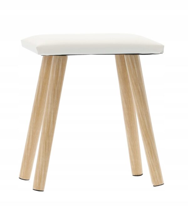 Set Masa de toaleta si machiaj cu taburet Venetia, maro, cu 2 sertare si oglinda, 80x40x120cm - Image 7