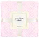 Bolyhos takaró 2 személyes, kétoldalt texturált, 160x220cm, rózsaszín