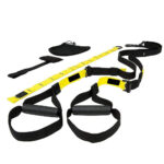 Set sistem suspensie tip TRX, fitness, crossfit sau aerobic, cu sac transport, 250kg