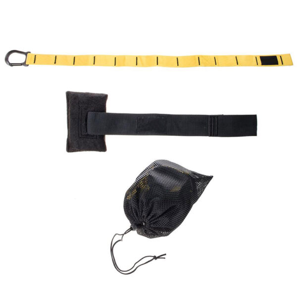 Set sistem suspensie tip TRX, fitness, crossfit sau aerobic, cu sac transport, 250kg - Image 5