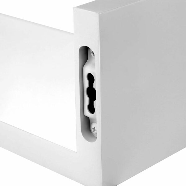 SONGMICS Lebegő fali polcok, 3 db-os készlet, MDF, 30, 35 és 40 cm, fehér - Image 6