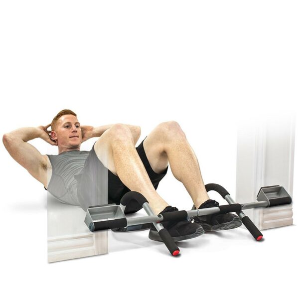 Húzódzkodó rúd, multifunkciós, falra szerelhető, csúszásmentes fogantyúkkal, maximum 100 kg terhelhetőség - Image 6