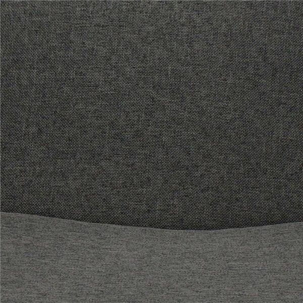 Set 4 scaune dining Verdhe pentru bucatarie tapitat cu material din in, 44x80cm, gri - Image 8