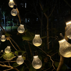 Fényfüzér, LED, Stripes modell, 20 izzós, 580 cm, napelemes töltés, meleg fehér fény