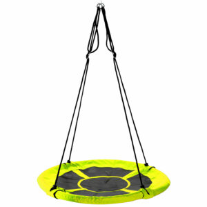 Fészekhinta Sersimo G-Line, 100 cm, állítható magasság, 150 kg, sárga fekete