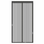 Rovar háló, mágneses zárással, szélesség 80-100cm, magasság 210-220cm, szürke