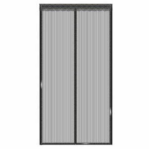 Rovar háló, mágneses zárással, szélesség 80-100cm, magasság 210-220cm, szürke