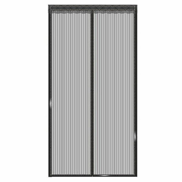 Rovar háló, mágneses zárással, szélesség 80-100cm, magasság 210-220cm, szürke