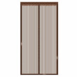 Plasa anti-insecte, cu inchidere magnetica, latime 80-100cm, inaltime 210-220cm, maro