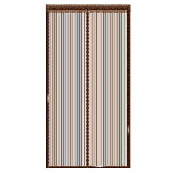 Plasa anti-insecte, cu inchidere magnetica, latime 80-100cm, inaltime 210-220cm, maro