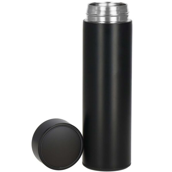 Okos termosz bögre, rozsdamentes acél, LED kijelző, hőmérséklet kijelző, 500ml, 23cm, fekete - Image 11