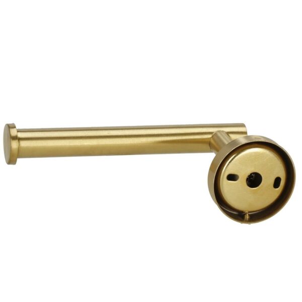 Acél wc papír tartó, rögzítő rendszerrel, 16cm, gyöngyház arany - Image 12