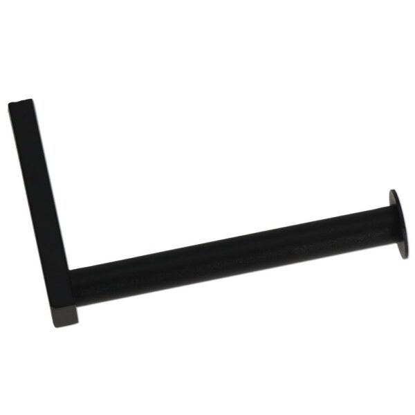 Acél WC papír tartó tároló fiókkal, rögzítő rendszerrel, 22cm, fekete bézs - Image 11