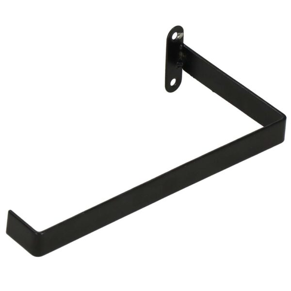 Acél WC papír tartó tároló fiókkal, rögzítő rendszerrel, 22cm, fekete bézs - Image 12