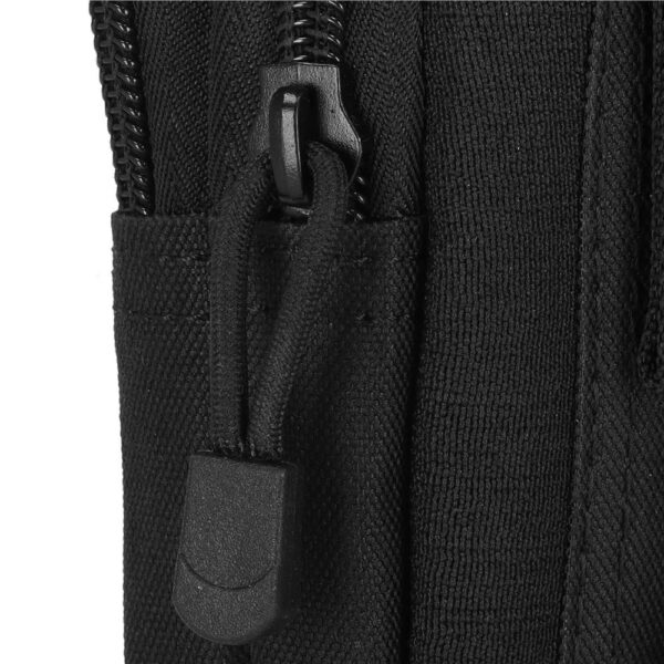 Borseta sport de brau, impermeabila, cu prindere la curea, 18x12x4cm, negru - Image 13