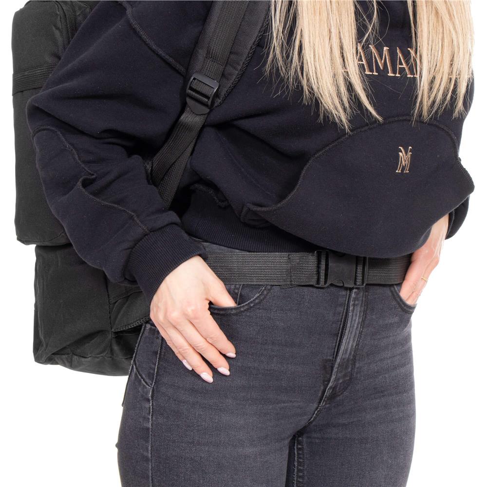 Túrabakancs hátizsák, nagy kapacitású, 60L, több rekeszes, állítható hevederekkel, fekete - Image 13