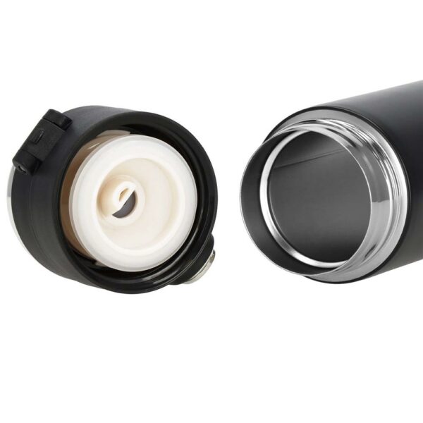 Cana termos Smart, inox, display LED, afisare temperatura, 420ml, 20cm, negru - Image 14