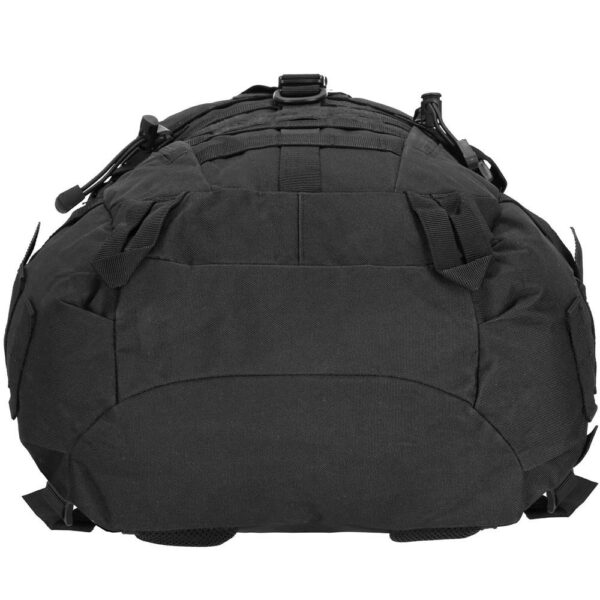 Katonai hátizsák túrázáshoz, hát vastag szellőző béléssel, rekeszes, 40L, fekete - Image 14