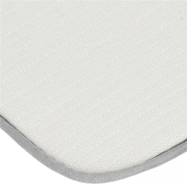 Covoras de baie antiderapant cu uscare rapida, 80x50 cm, gri - Image 14