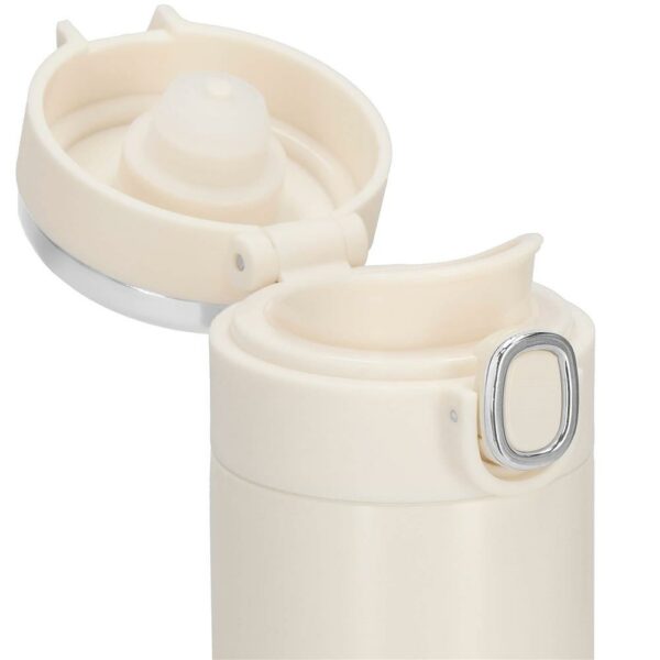 Okos termosz bögre, rozsdamentes acél, LED kijelző, hőmérséklet kijelző, 420ml, 20cm, krém - Image 15
