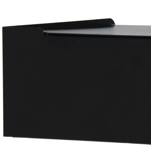 Acél WC papír tartó tároló fiókkal, rögzítő rendszerrel, 22cm, fekete bézs - Image 15