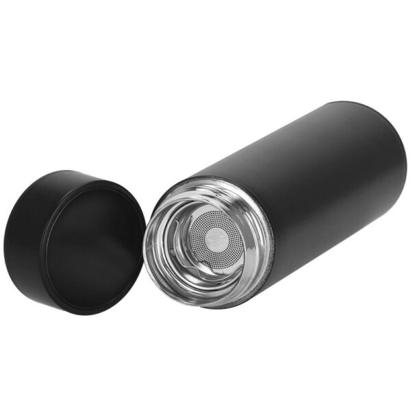 Okos termosz bögre, rozsdamentes acél, LED kijelző, hőmérséklet kijelző, 500ml, 23cm, fekete - Image 19